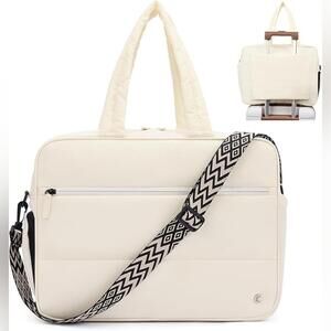 NWT CLUCI Weekender Travel Bag Puffer Carry On Duffle with Shoe Compartment